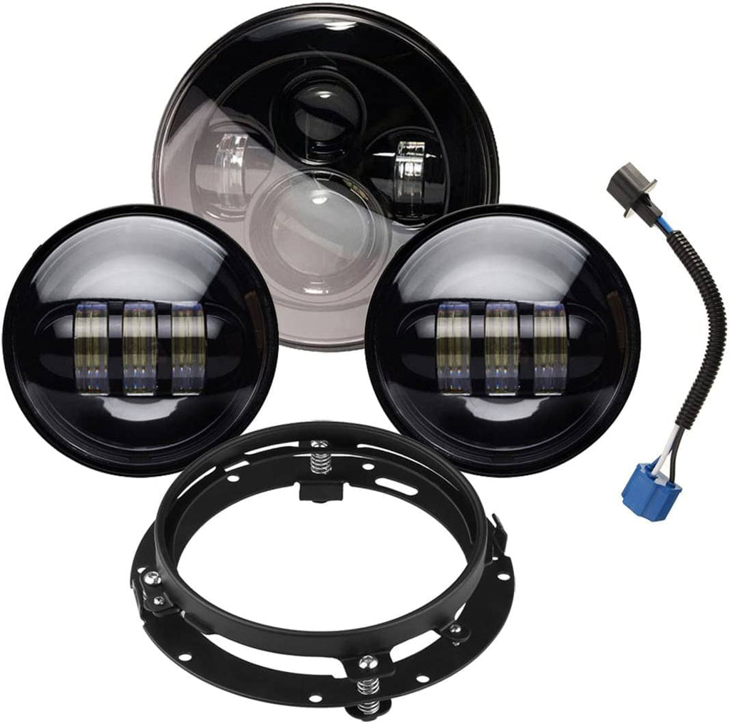 wisamic 7 inch led headlight and fog light