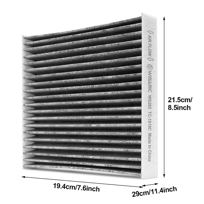 Cabin Air Filter Replacement for Toyota/Lexus/Scion/Subaru includes Activated Carbon WS285 (CF10285)