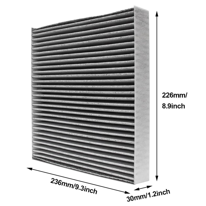 wisamic cabin air filter size